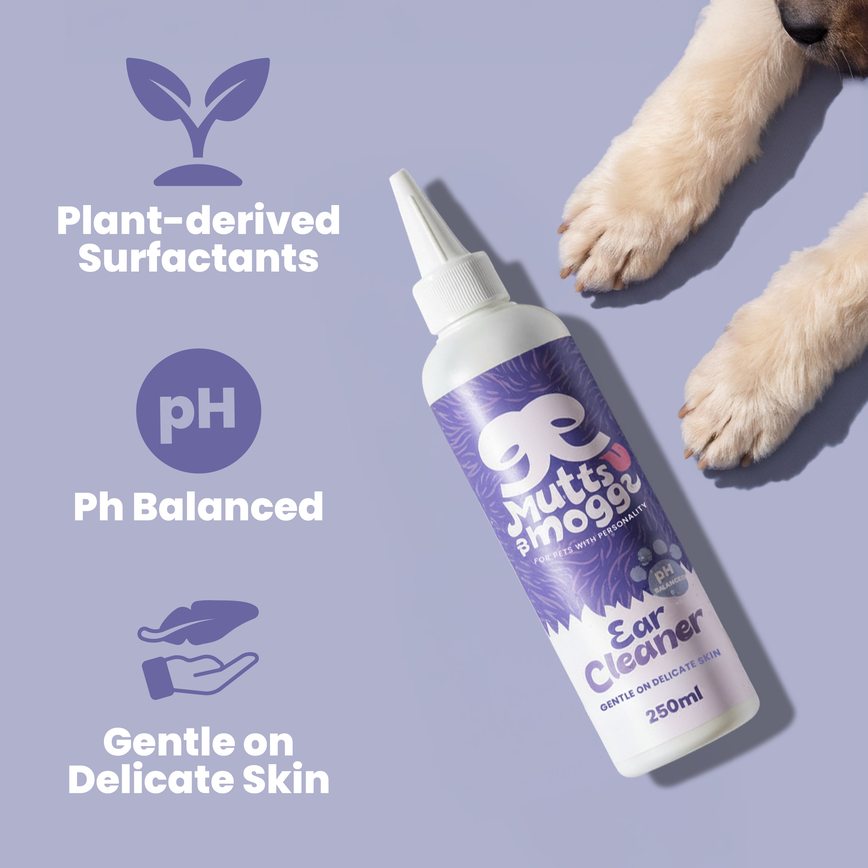Gentle Ear Cleaner for Dogs & Cats - 250ml