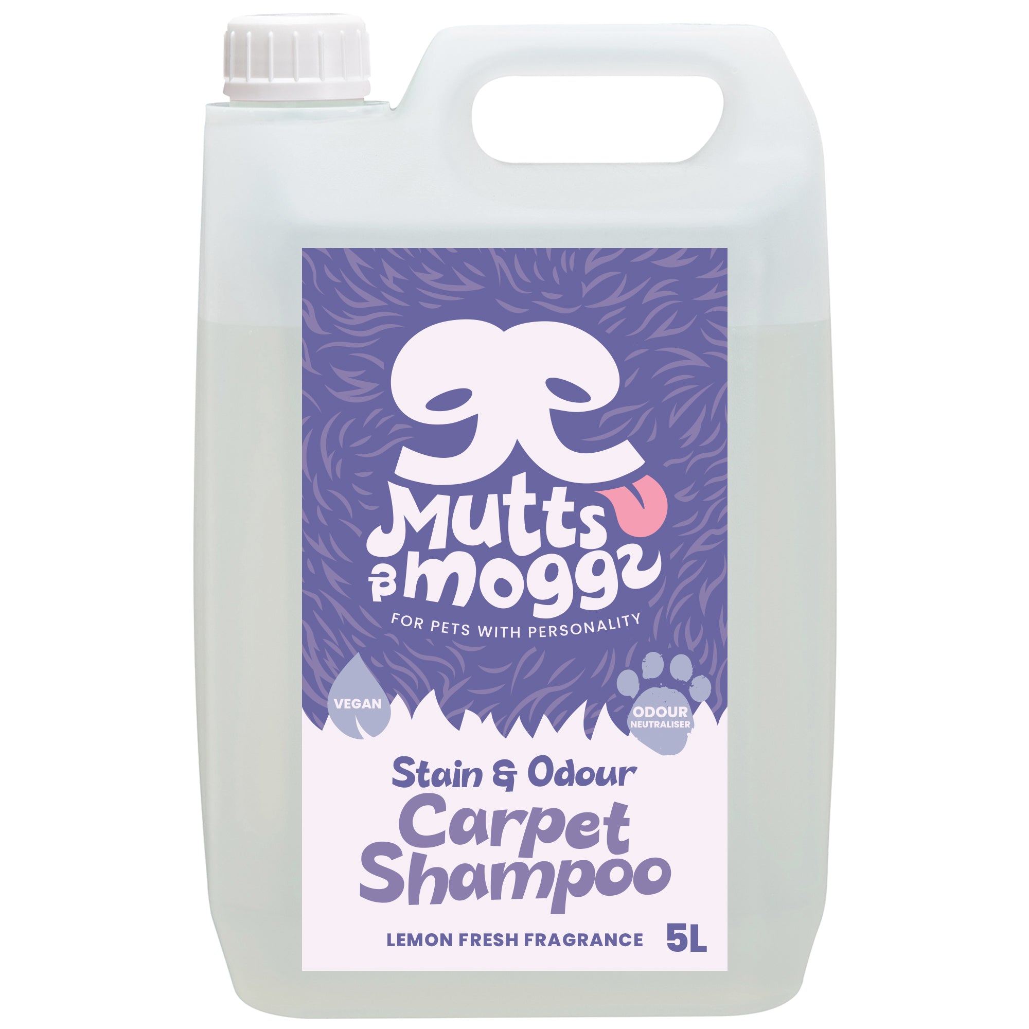 Lemon Fresh Carpet Shampoo for Pet Stains & Odours – 5L
