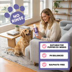 Soft Linen Drywash Shampoo for Dogs – 250ml Mutts and Moggs