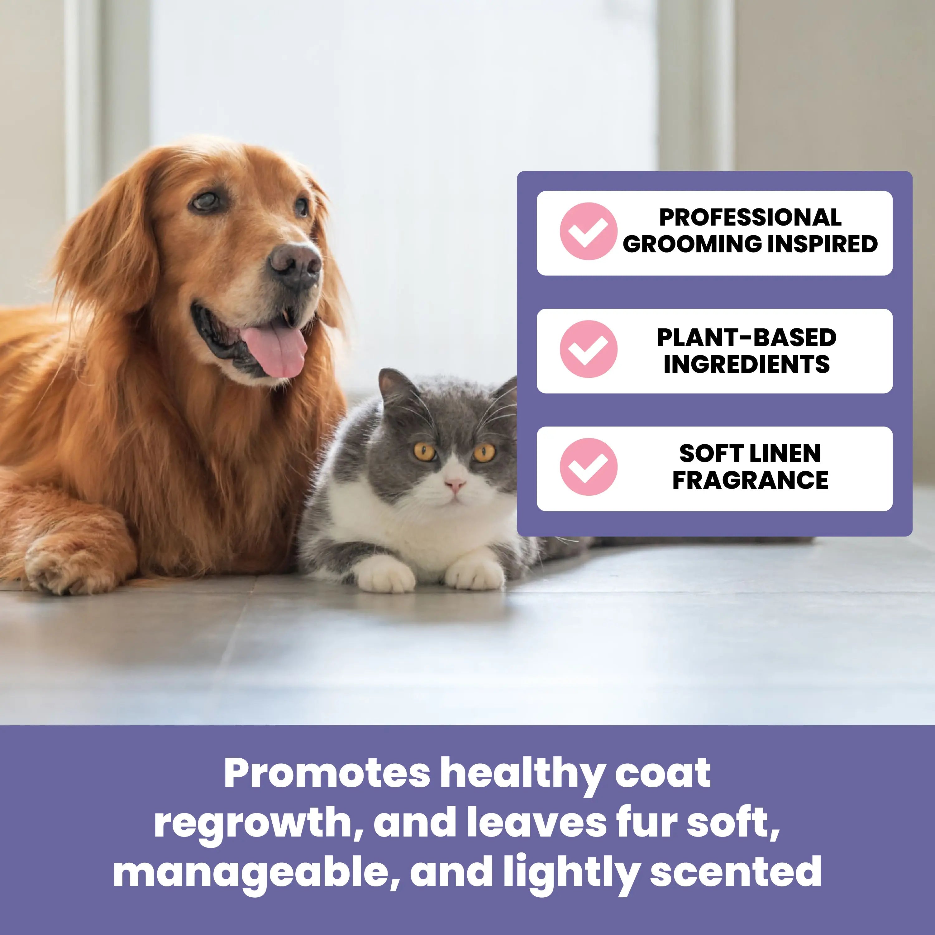 Soft Linen Drywash Shampoo for Dogs – 250ml Mutts and Moggs