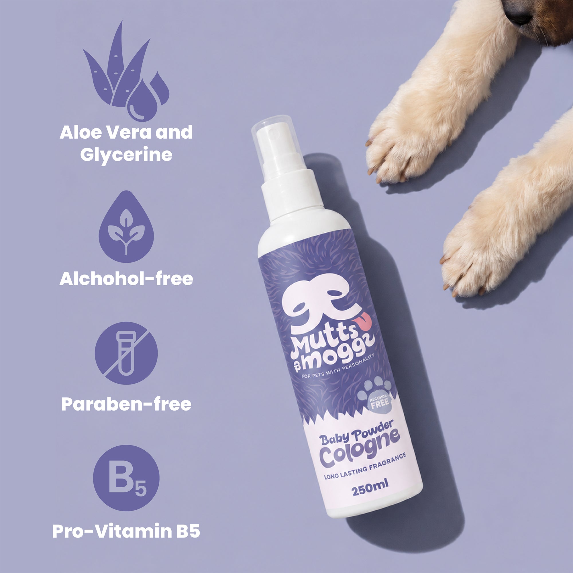 Baby Powder Dog Cologne  250ml