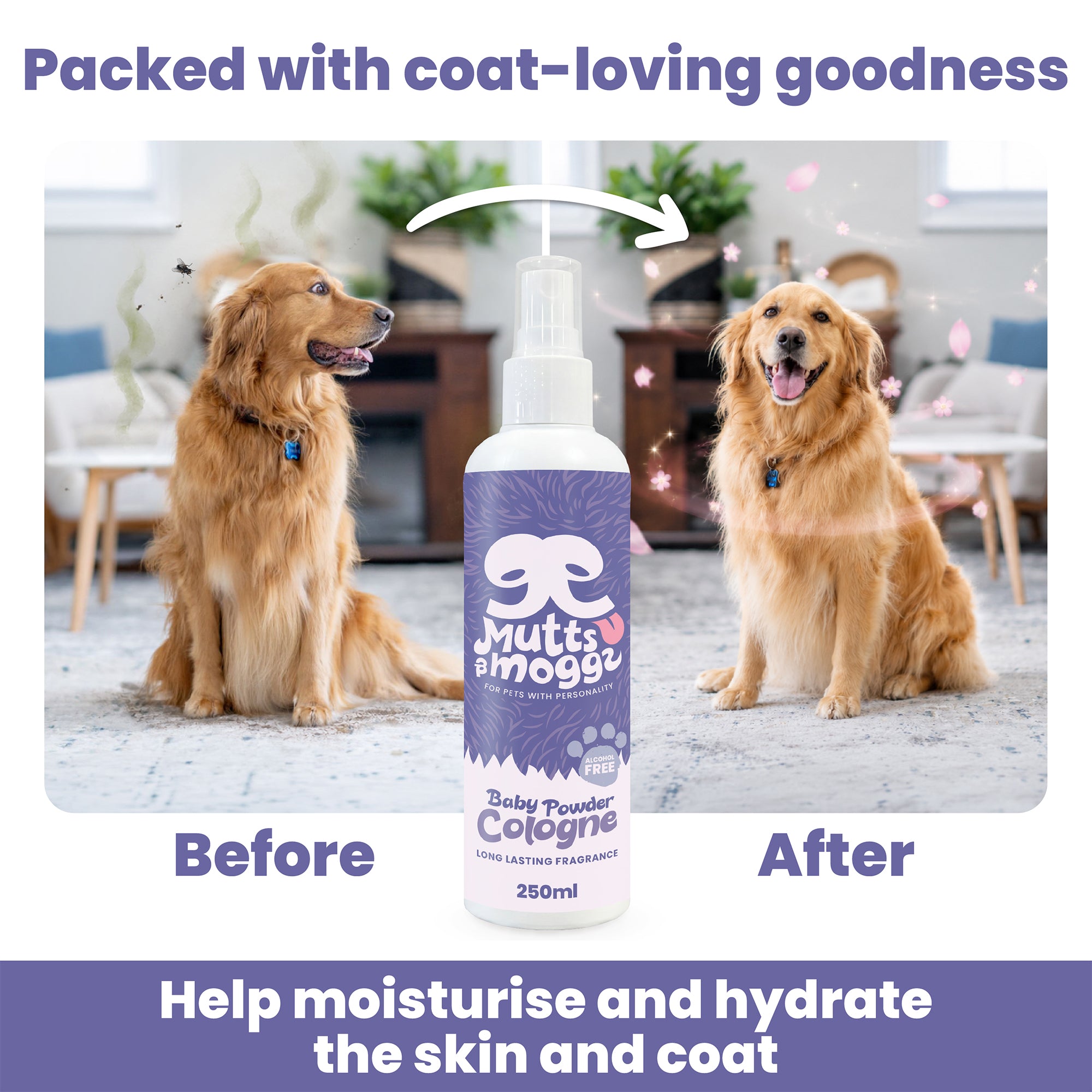 Baby Powder Dog Cologne  250ml